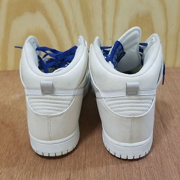 Nike Dunk High - White Canvas Upper/Gray Leather Toebed Size 13 main image 9